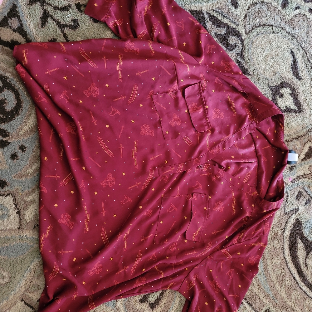 Torrid Harry Potter Gryffindor House Blouse